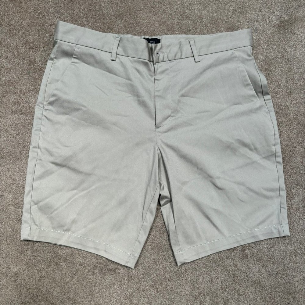 Beige Slim Fit Chino Shorts Size 34